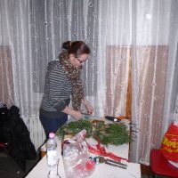 Výroba adventních věnečků